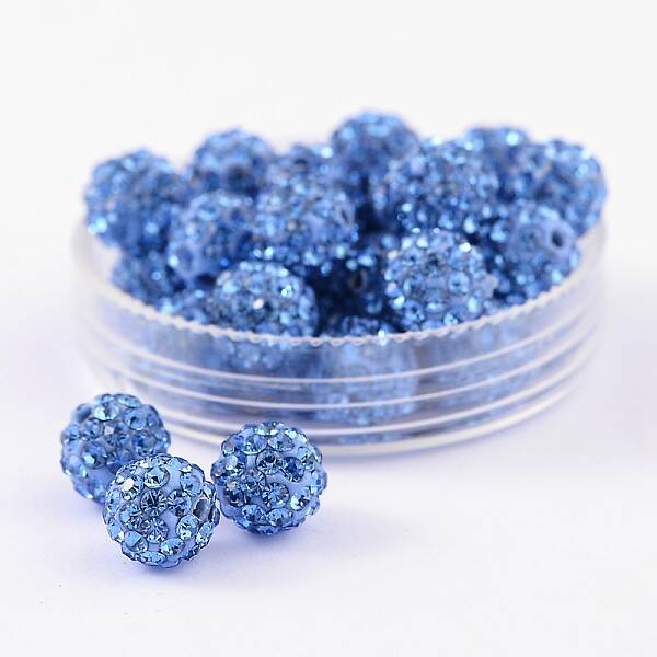Pave Disco Ball Beads