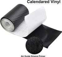 Carbon Fiber Pattern Car Sticker, 1 Roll DIY Multi-Functional Waterproof Car Body Sticker, Anti-scratch Car Decorative Sticke...