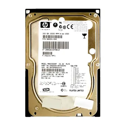364331-002 HP 300GB Ultra-320 SCSI 10000 3.5-inch Hard Drive