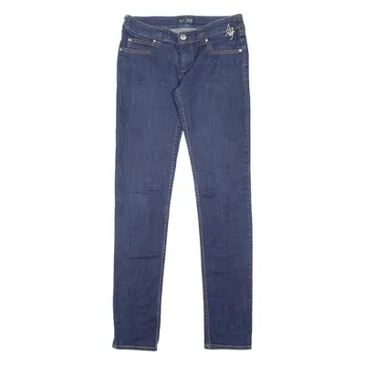 ARMANI JEANS Womens Jeans Blue Slim Skinny W27 L32