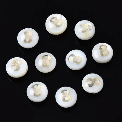 Natural Freshwater Shell Beads