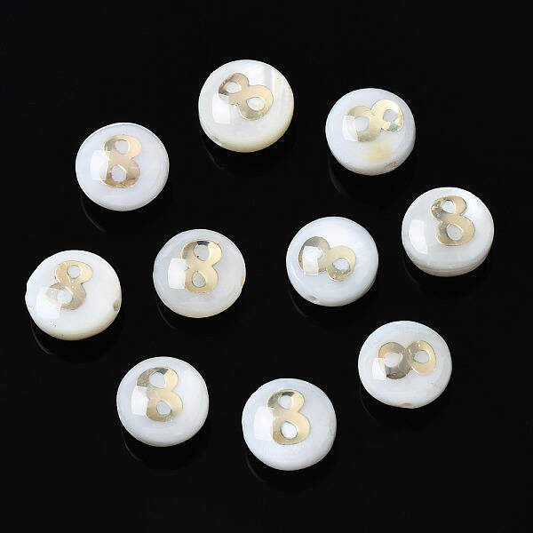 Natural Freshwater Shell Beads