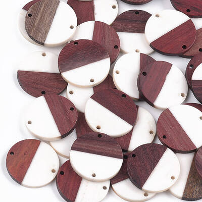 Resin & Walnut Wood Links connectors