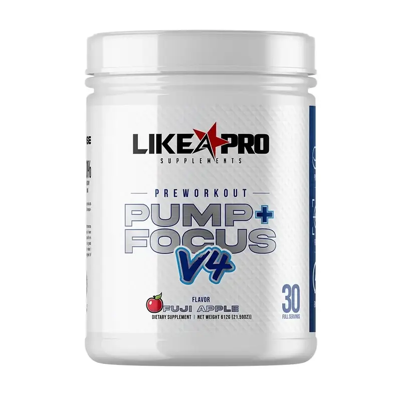 Like A Pro Pump and Focus V4 Preworkout Powder