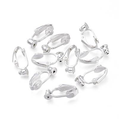 Brass Clip-on Earring Findings