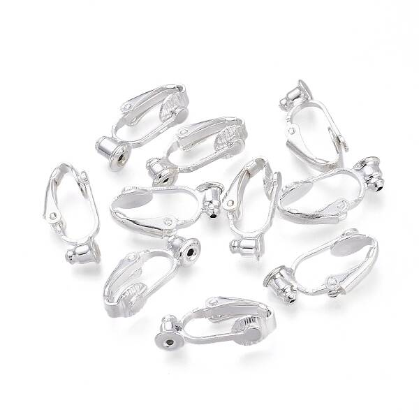 Brass Clip-on Earring Findings