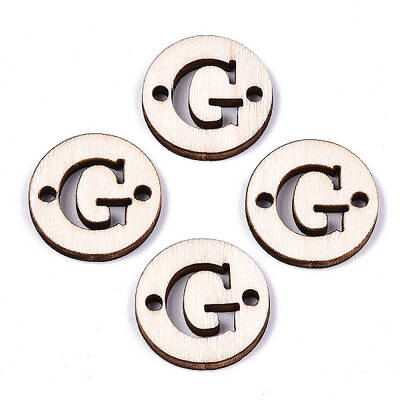 Unfinished Natural Poplar Wood Links Connectors