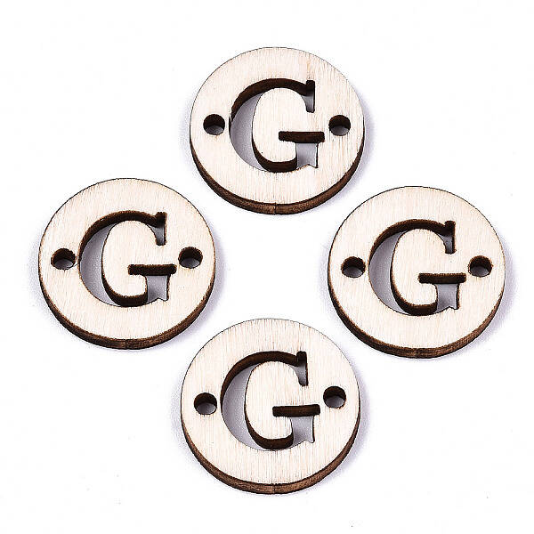 Unfinished Natural Poplar Wood Links Connectors