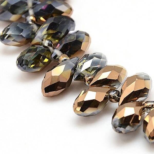 Electroplate Glass Beads Strands