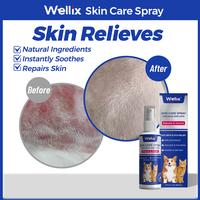 Hot Spots Spray for Dogs & Cats, Dog Wound Care Spray, for Alleviate Irritations, Allergies, Scratching and Licking, Hot Spot...