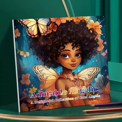 Fairy Pattern Art Coloring Book, 22 Pages Coloring Book, Graffiti Painting Drawing Art Book, Art Crafts Supplies for Birthda...