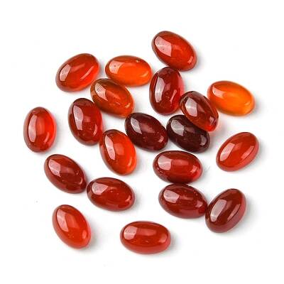 Natural Red Agate Cabochons
