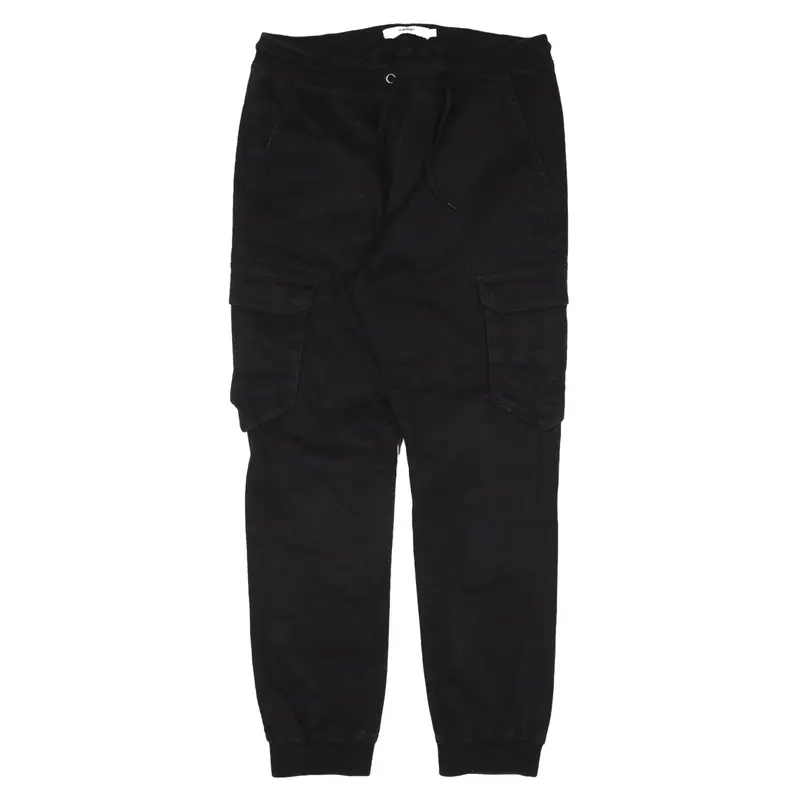 CELIO Cargo Trousers Black Regular Tapered Womens W32 L28