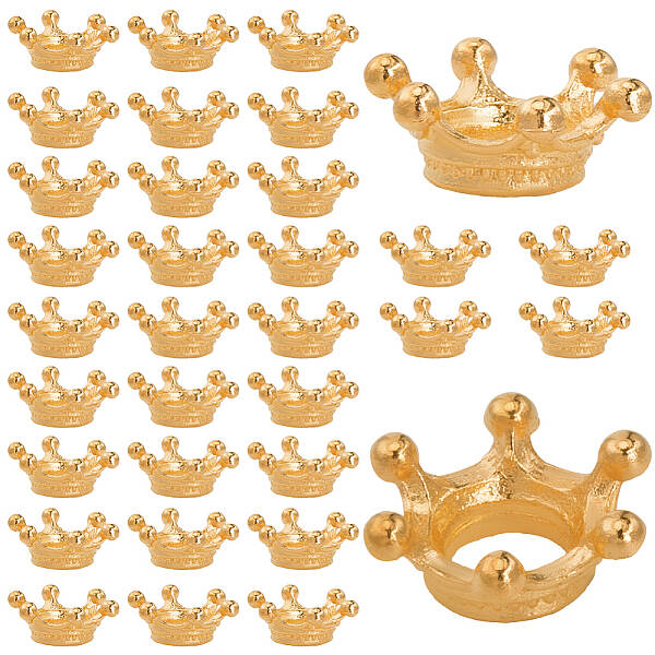 100Pcs Tibetan Style Alloy Bead Caps