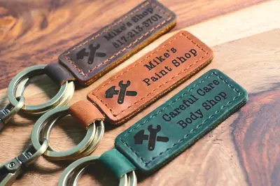 MECHANIC Personalized Keychain, Mechanic Keyring, Mechanic Key tag, Name Tag, Cute Leather Keychain, Mechanic Keychain