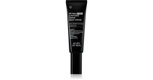 Allies of Skin 0.05% Retinal & Peptides Revitalizing Night Cream 48 ml