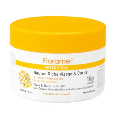 Florame Nutrition Rich Organic Face and Body Balm 180ml
