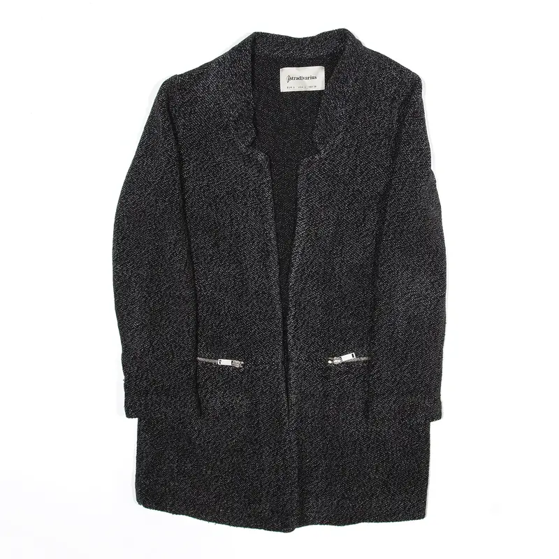 STRADIVARIUS Jacket Black Womens S
