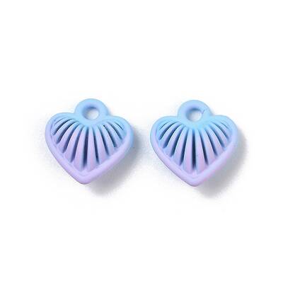 Spray Painted Alloy Pendants