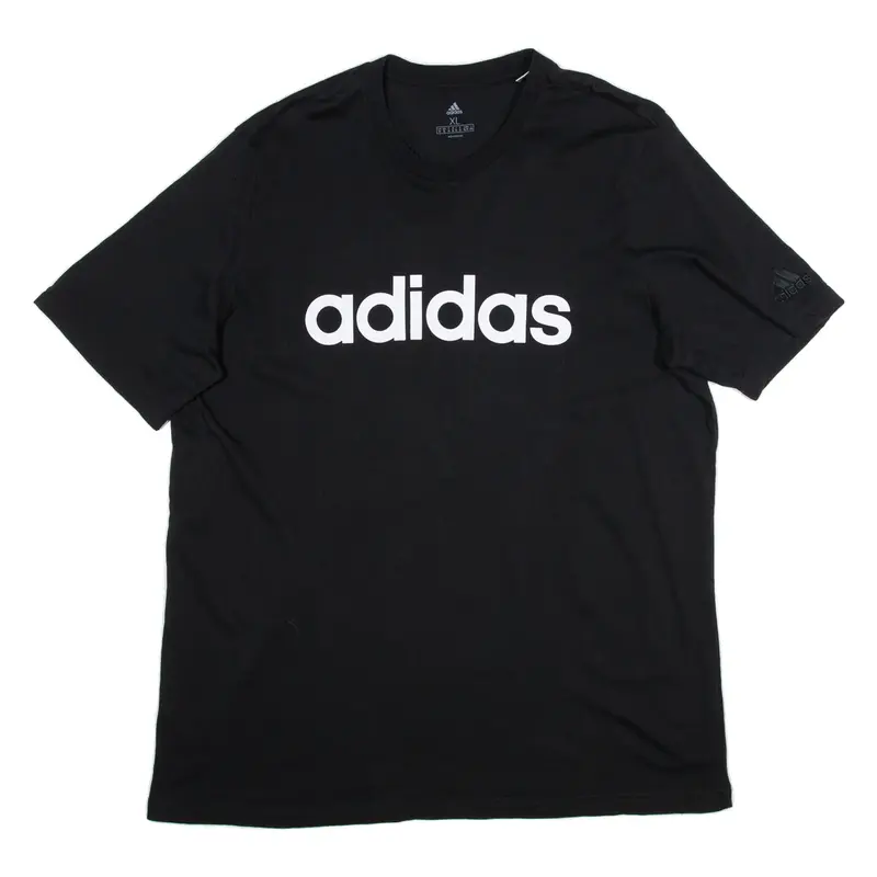 ADIDAS Womens T-Shirt Black XL