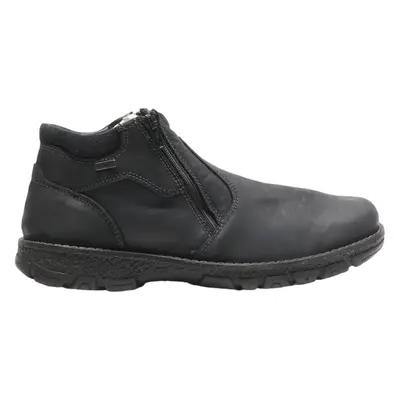 GALLUS Ankle Boots Black Leather Mens UK 8