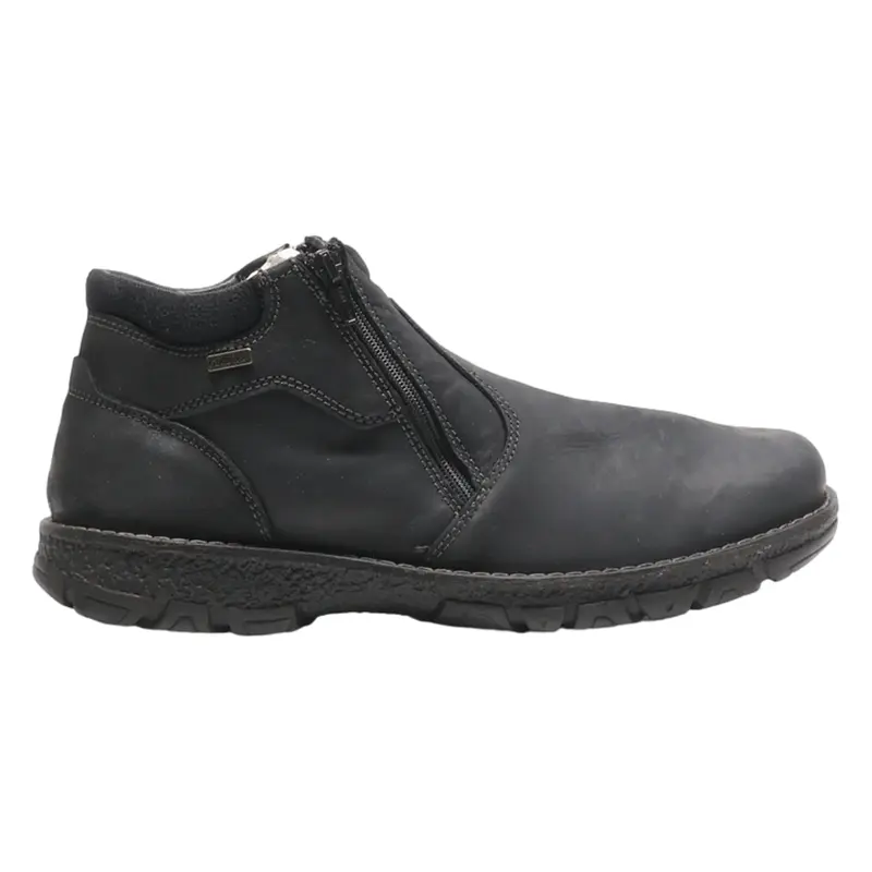 GALLUS Ankle Boots Black Leather Mens UK 8