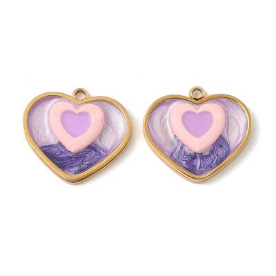 304 Stainless Steel Enamel Pendants