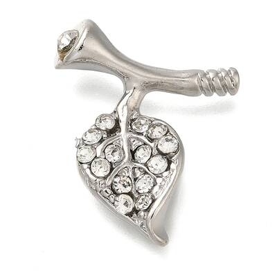 Rack Plating Brass With Rhinestone Findings