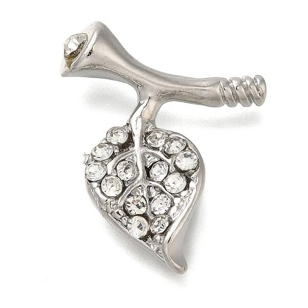 Rack Plating Brass With Rhinestone Findings