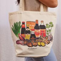 Asian Sauces Tote Bag - Perfect for Your Grocery Haul