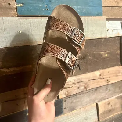 Darla Genuine Leather Sandals