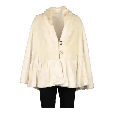 Unbranded Coat - XL Cream Faux Fur
