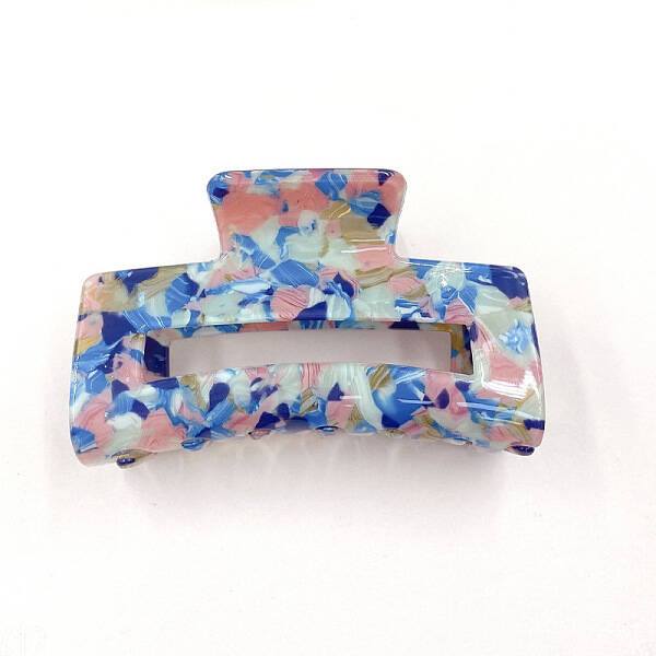 Rectangular Acrylic Large Claw Hair Clips for Thick Hair