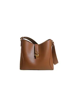 Smting leather medium bucket bag