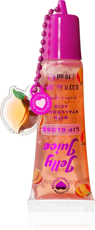 I Heart Revolution Jelly Juice Lip Gloss Peach Color 10 Ml