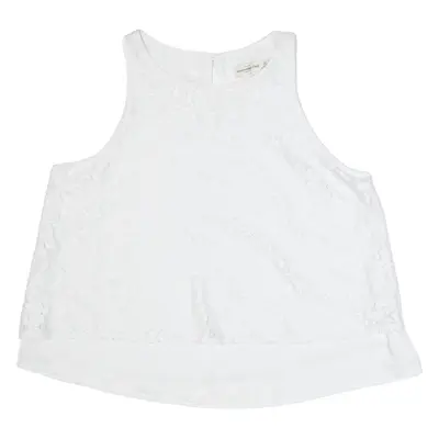 ABERCROMBIE & FITCH Womens Oversized Vest White Sleeveless XS