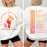They Didn't Burn Witches They Burned Women Shirt, Feminism Shirt, Feminist Witch Shirt, Women Empowerment, Her Power, Women's...