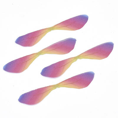 Polyester Fabric Wings Crafts Decoration