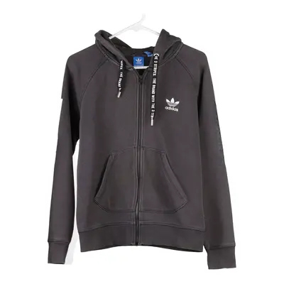 Adidas Hoodie - Medium Grey Cotton