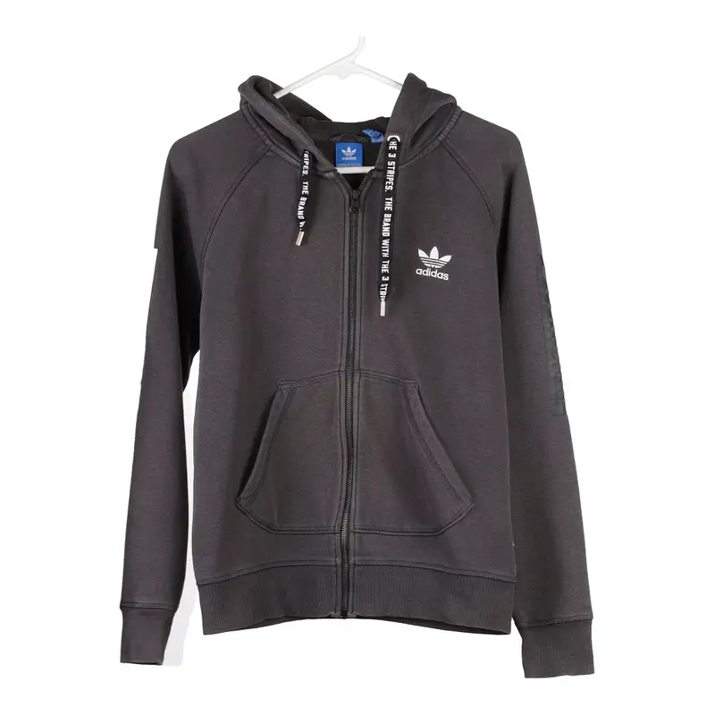 Adidas Hoodie - Medium Grey Cotton