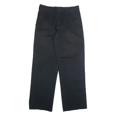 DICKIES Chino Mens Trousers Black Regular Straight W32 L30
