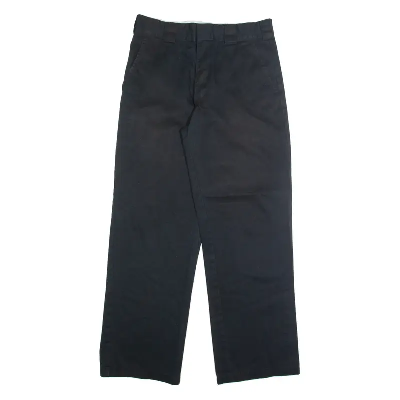 DICKIES Chino Mens Trousers Black Regular Straight W32 L30