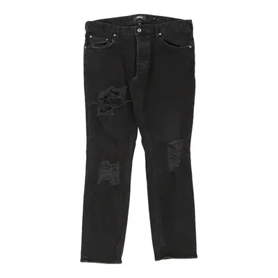 Just Cavalli Slim Jeans - 36W 31L Black Cotton