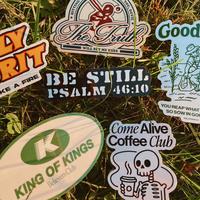 Set Free Sticker Pack - 6 Christian Stickers with original designs