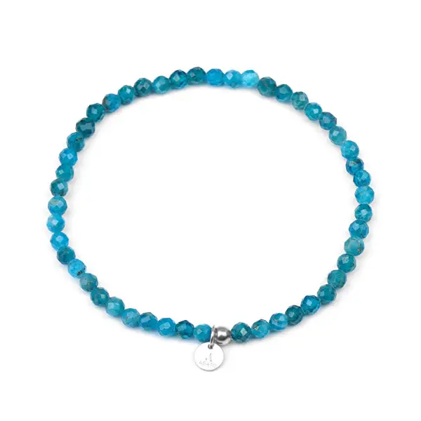 Agato Mineral Bracelet with Apatite POL-B05/20G