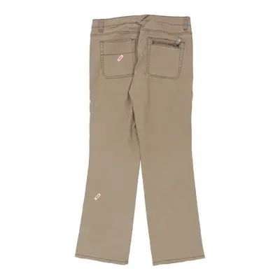 Calvin Klein Jeans Trousers - 36W UK 14 Beige Cotton