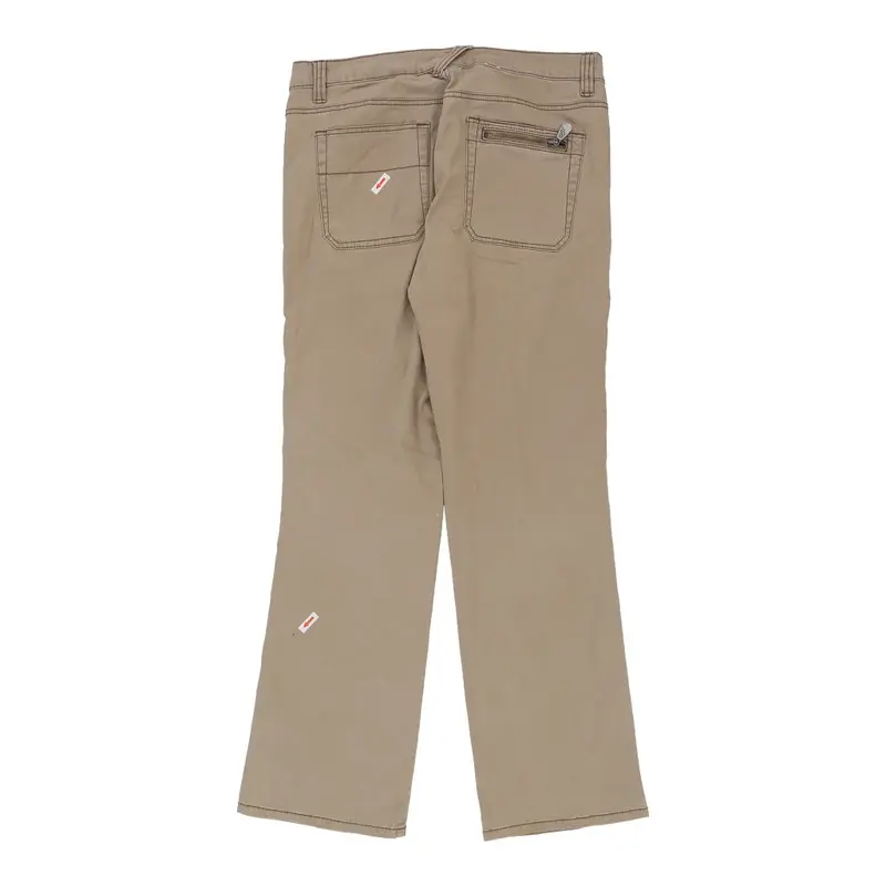 Calvin Klein Jeans Trousers - 36W UK 14 Beige Cotton