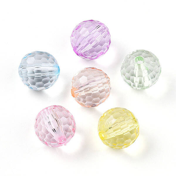 Transparent Acrylic Beads