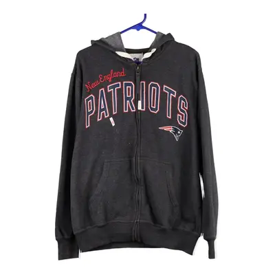New England Patriots Nfl NFL Hoodie - Medium Grey Cotton