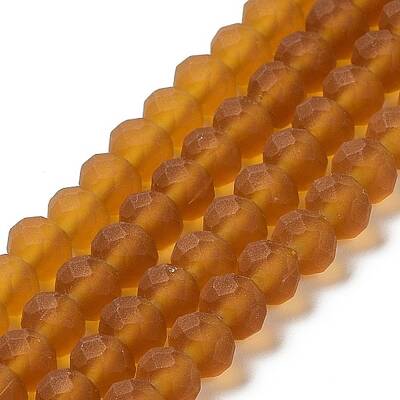 Transparent Glass Beads Strands